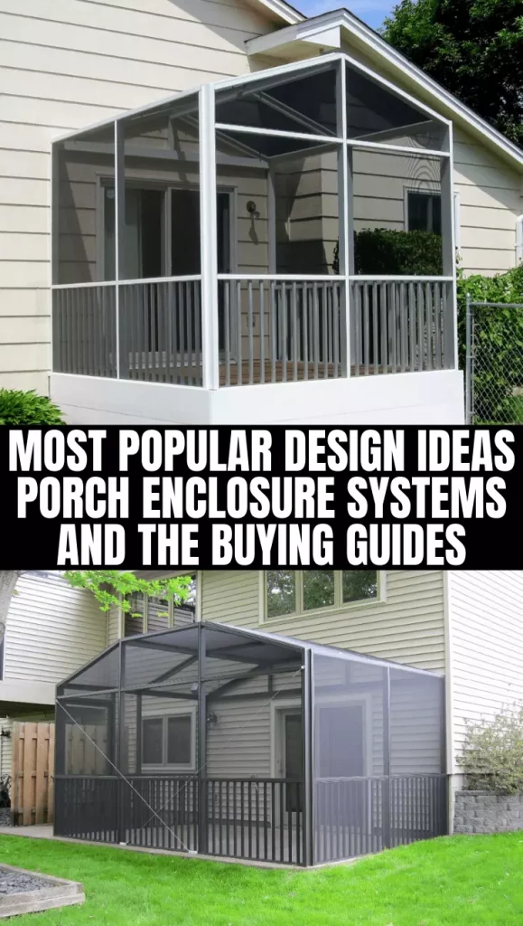 Porch enclosure design ideas