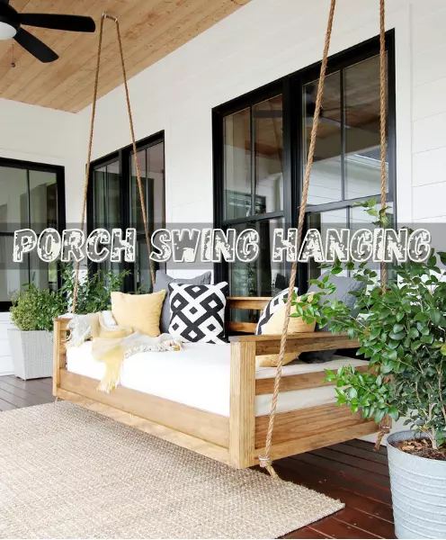 Porch swing hanging