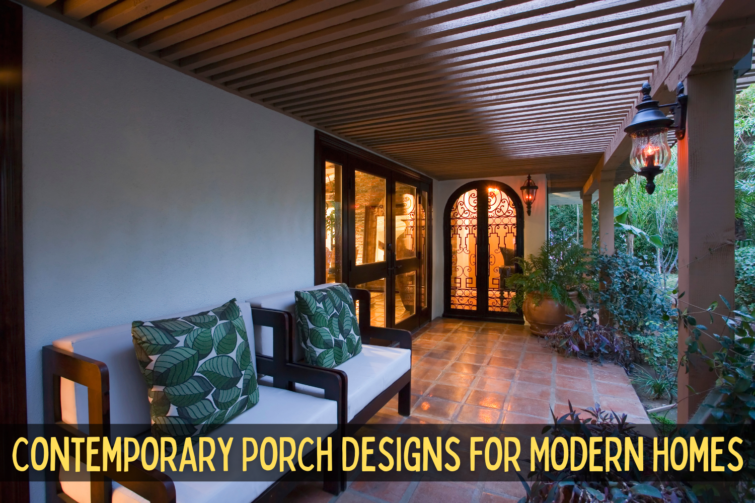 Contemporary Porch Designs for Modern Homes: Elevate Your Home's First ...