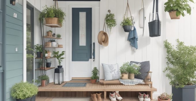 Maximizing Space in Your Enclosed Front Porch – Unleash Creative Aesthetic Storage Solutions