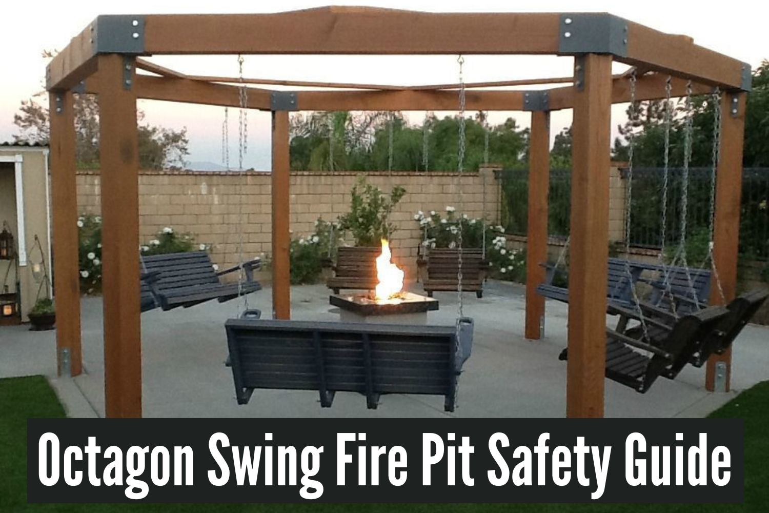 Safety First Best Practices and Tips for Using Your Octagon Swing Fire Pit 🔥 Porch Good