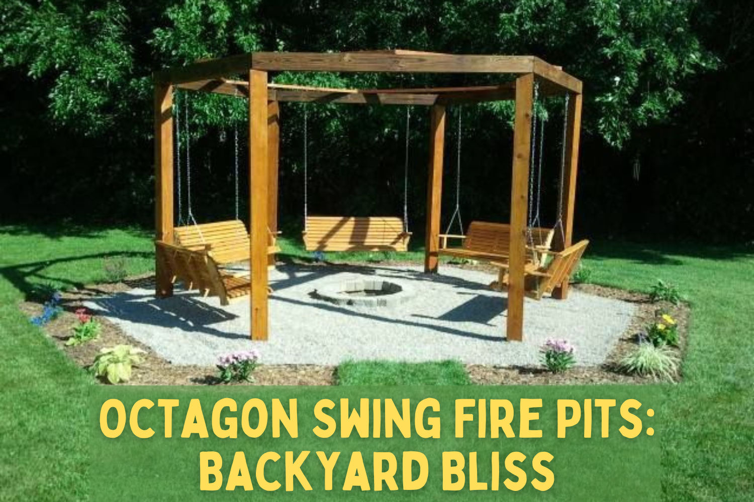 Transforming Backyards Integrating Octagon Swing Fire Pits into Your