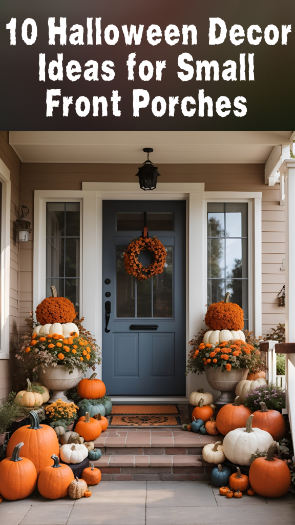10 Halloween Decor Ideas for Small Front Porches