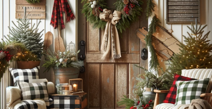 Festive Farmhouse Christmas Porch Decor Ideas to Welcome the Holiday Season