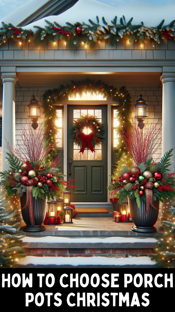 How to Choose Porch Pots Christmas