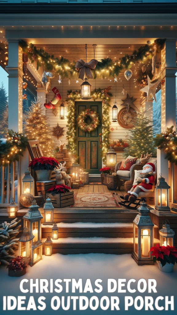 christmas decor ideas outdoor porch