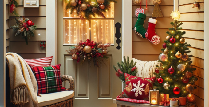 Deck Your Small Porch with Magical Christmas Decor Ideas