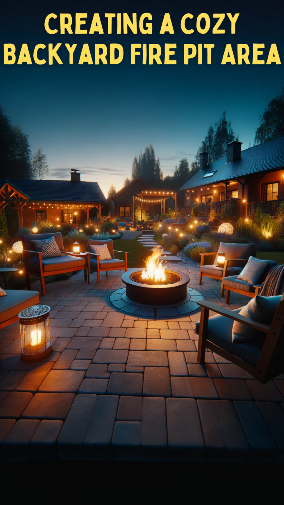 Creating a Cozy Backyard Fire Pit Area
