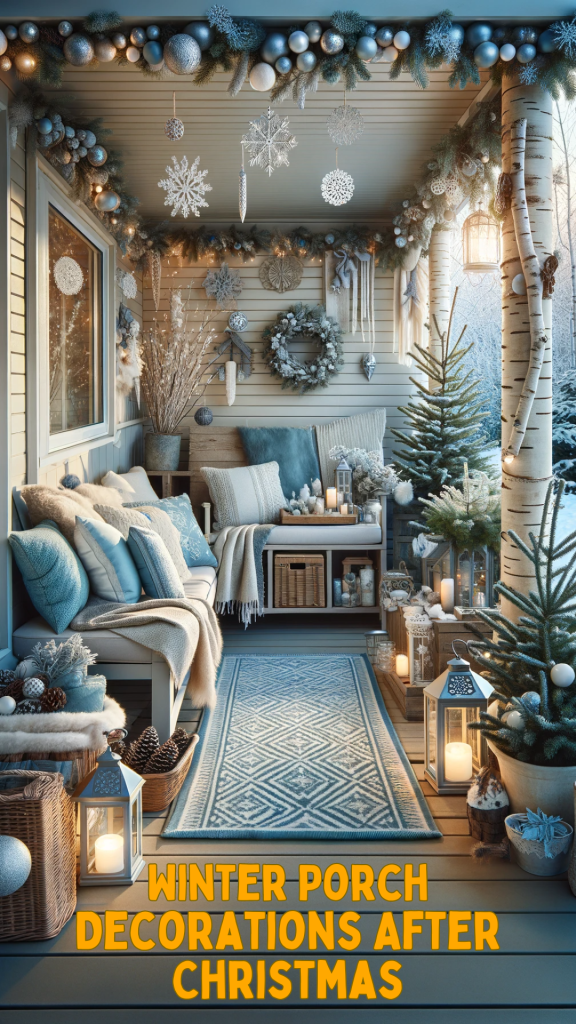 Winter Porch Decorations After Christmas