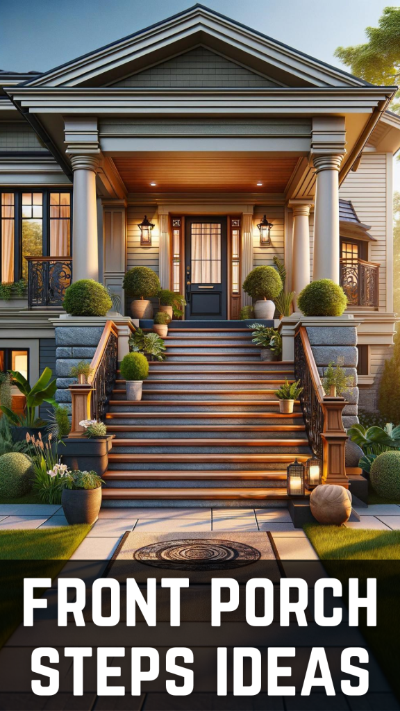 front porch steps ideas