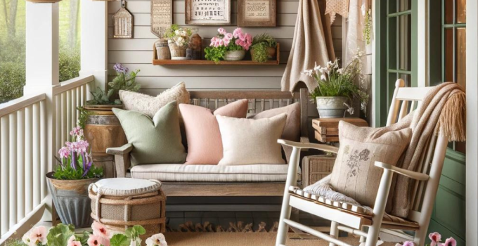 Spring Porch Decor Ideas to Elevate Your Farmhouse Style