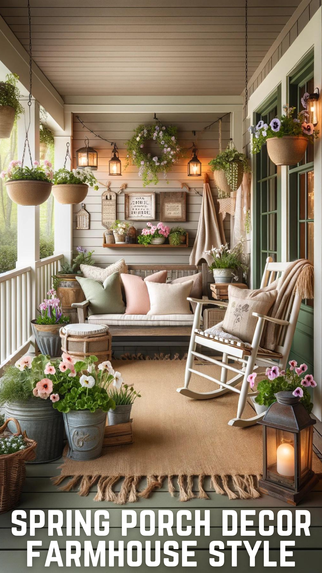 Spring Porch Decor Ideas to Elevate Your Farmhouse Style - Dekorationsideen