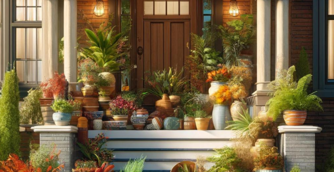 Unlock Your Front Porch’s Potential with Stunning Planter Ideas
