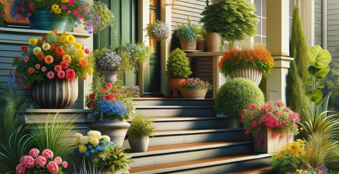 Elevate Your Curb Appeal with These Front Porch Planter Ideas