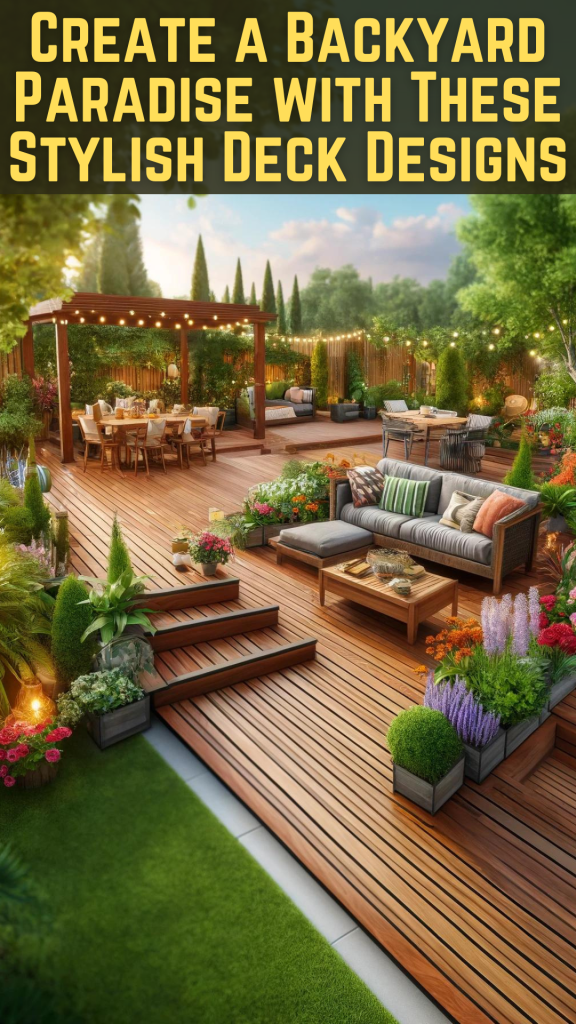 Create a Backyard Paradise with These Stylish Deck Designs