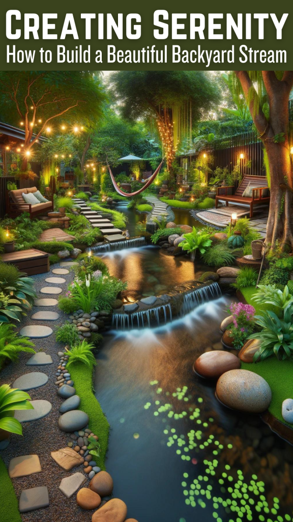Creating Serenity How to Build a Beautiful Backyard Stream