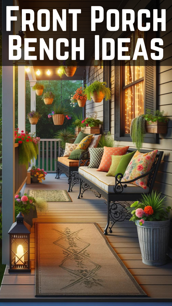 Front Porch Bench Ideas (1)