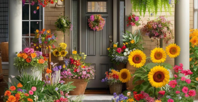 The Secret to Transforming Your Curb Appeal with Front Porch Flowers