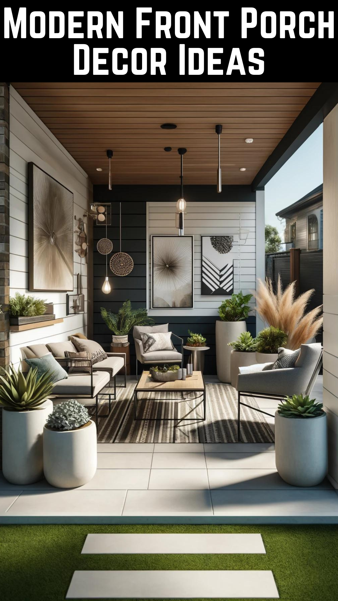 Transform Your Home with Modern Front Porch Decor Ideas - Dekorationsideen