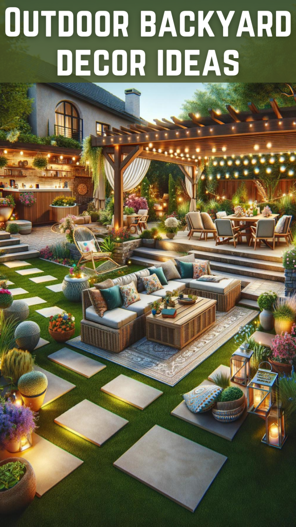 Outdoor backyard decor ideas