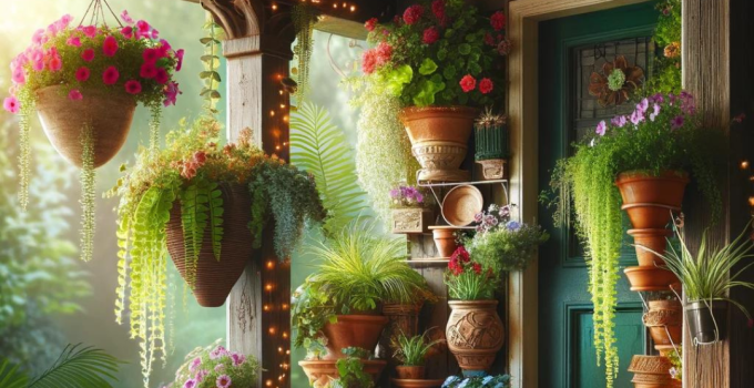 Bring Life to Your Porch with These Stunning Porch Flowers Ideas Potted Plants