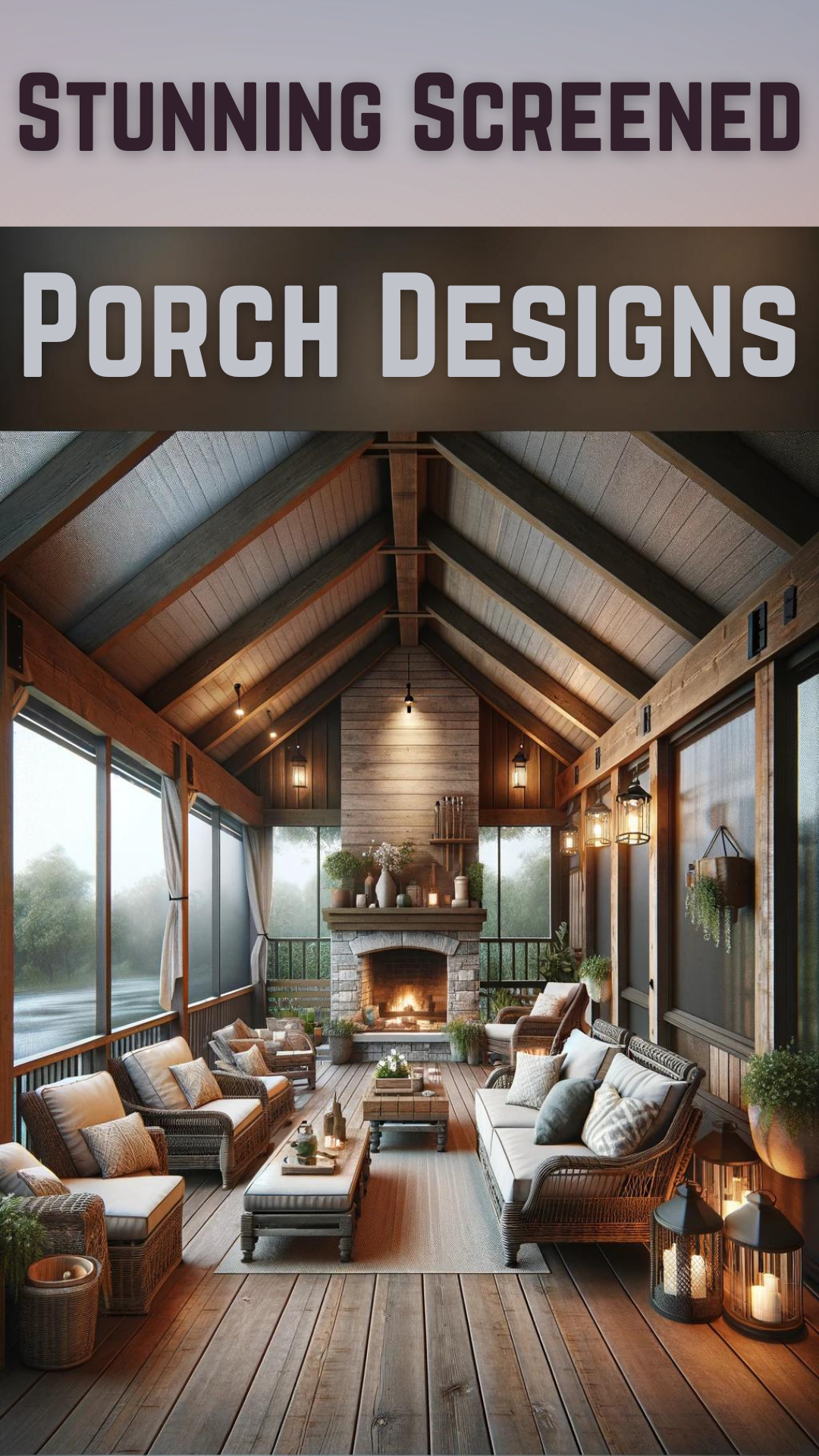 Transform Your Outdoor Space with Stunning Screened Porch Designs ...