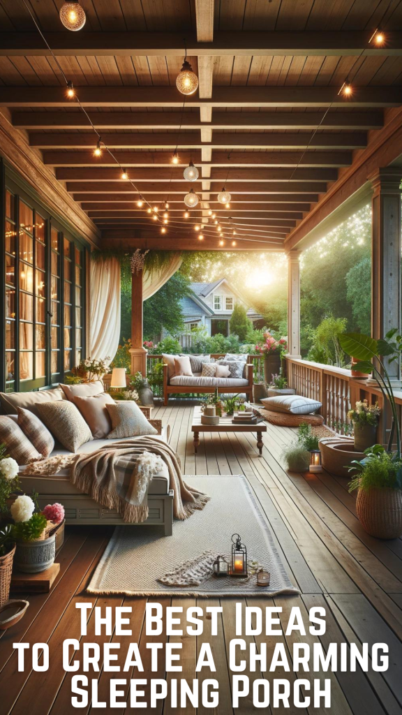 The Best Ideas to Create a Charming Sleeping Porch