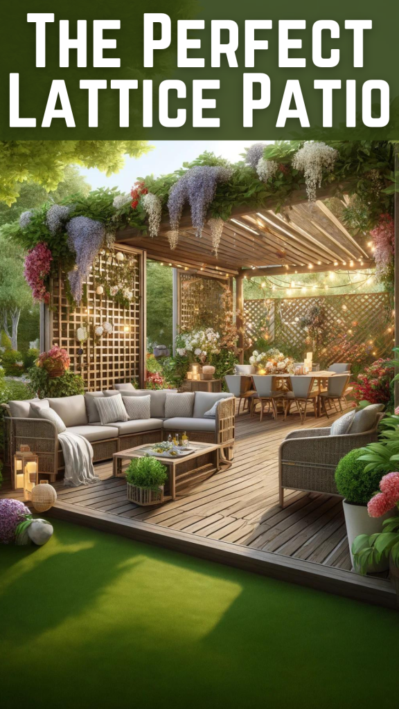 The Perfect Lattice Patio