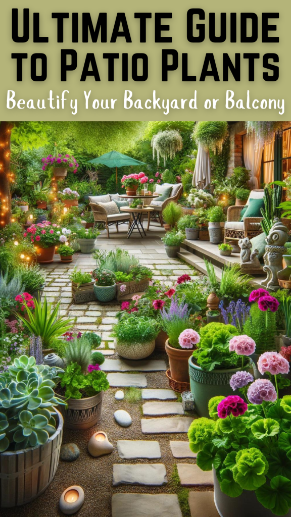 Ultimate Guide to Patio Plants Beautify Your Backyard or Balcony
