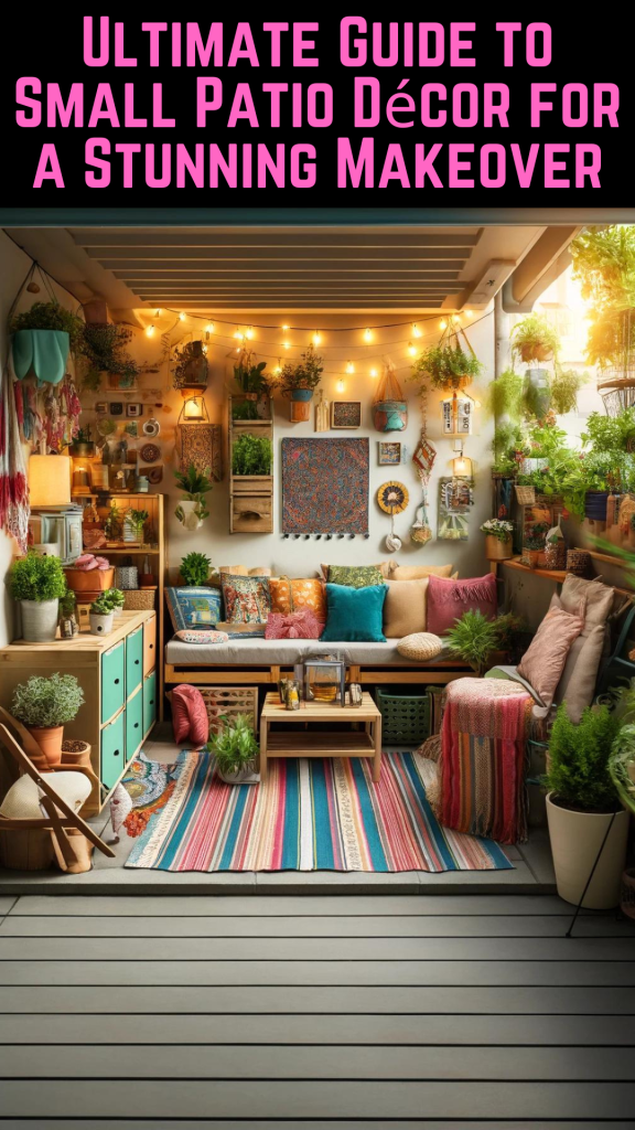 Ultimate Guide to Small Patio Décor for a Stunning Makeover
