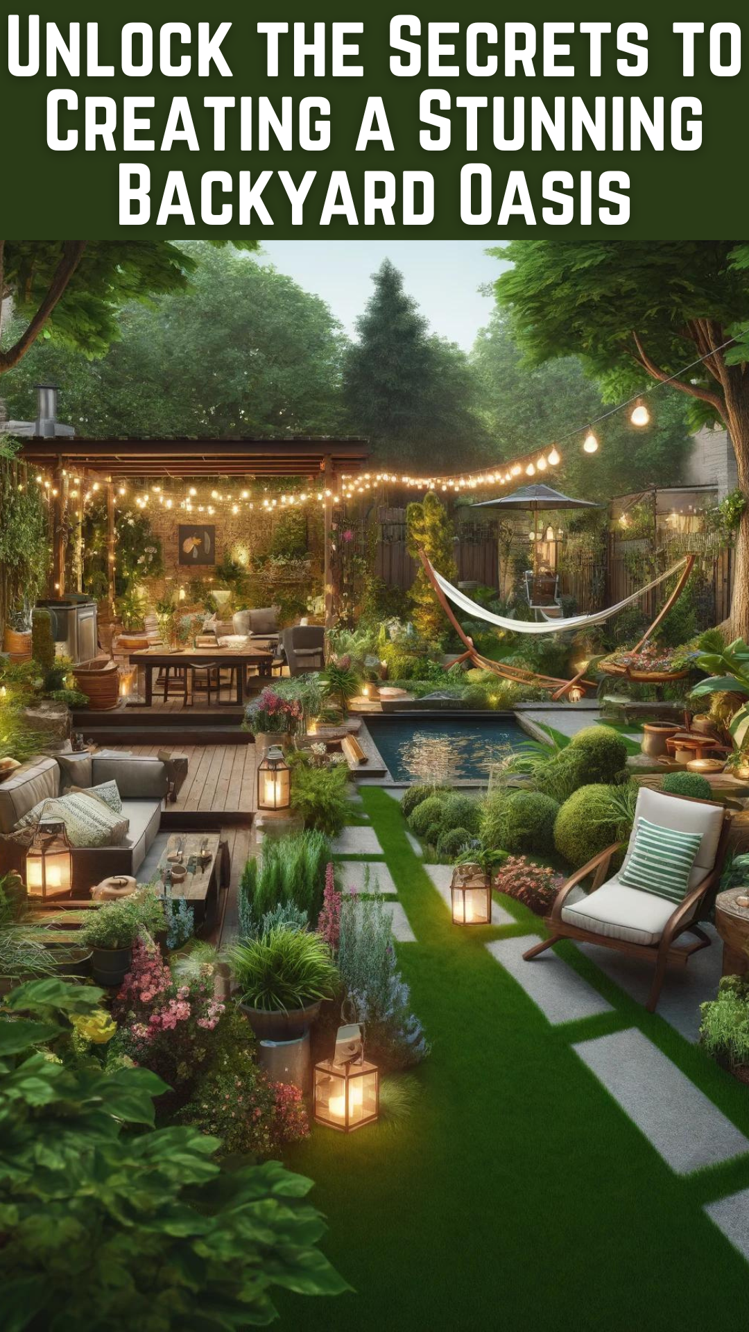 Unlock the Secrets to Creating a Stunning Backyard Oasis - Dekorationsideen