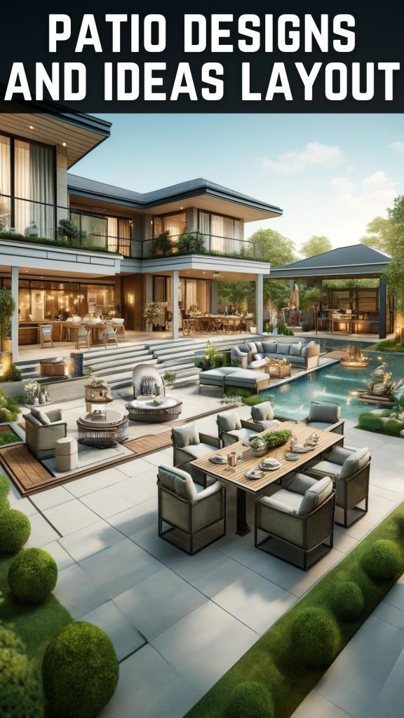 patio designs and ideas layout