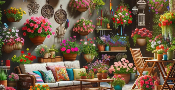 Revamp Your Outdoor Space with Vibrant Potted Flowers for Patios