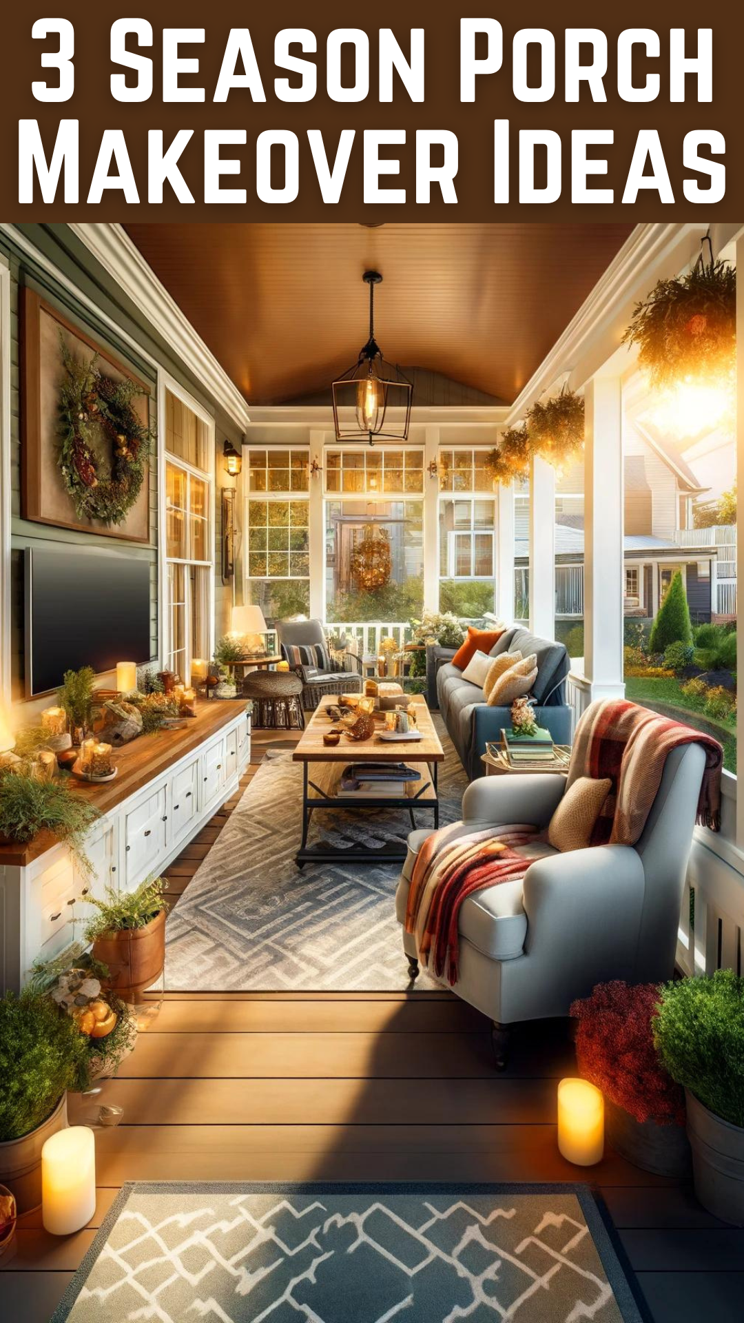 3 Season Porch Makeover: Ideas to Create a Versatile Space ...