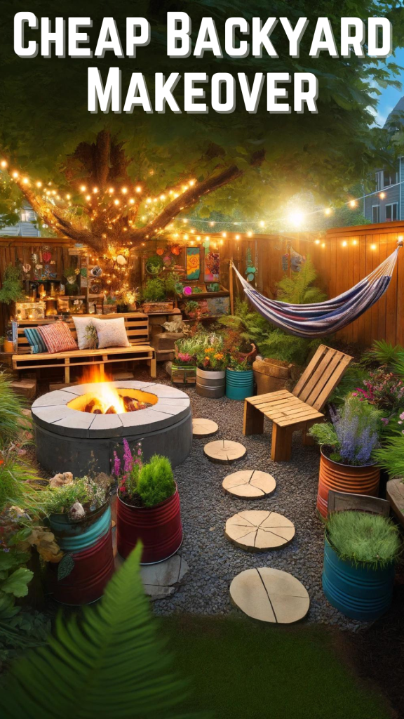 Cheap Backyard Makeover