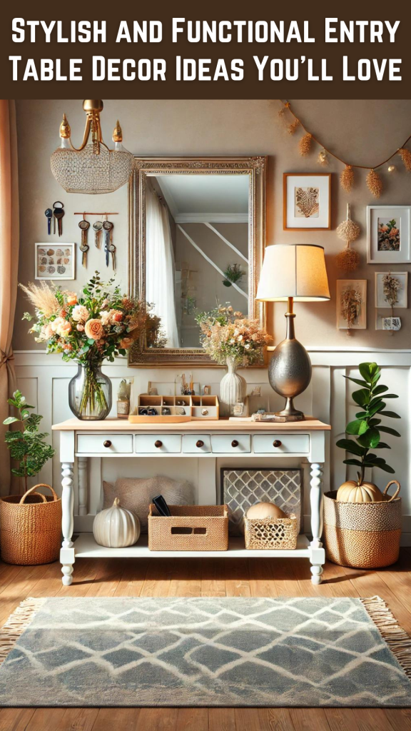 Stylish and Functional Entry Table Decor Ideas You’ll Love
