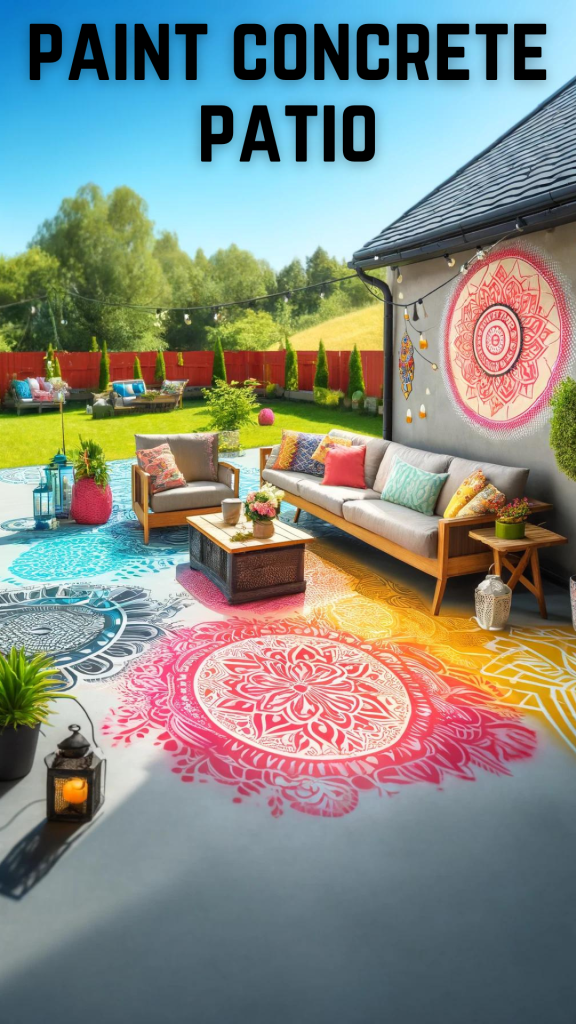 paint concrete patio