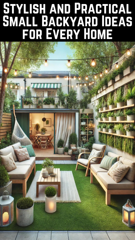 Stylish and Practical Small Backyard Ideas for Every Home