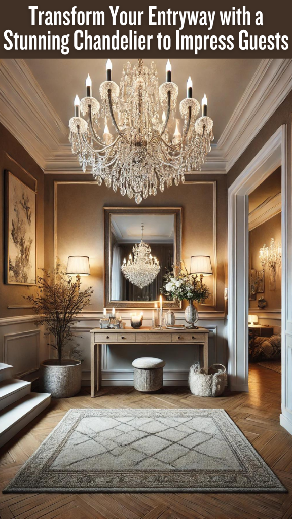 Transform Your Entryway with a Stunning Chandelier to Impress Guests