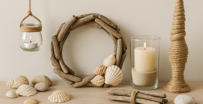 DIY Stranddeko aus Naturmaterialien die dich sofort ans Meer bringen