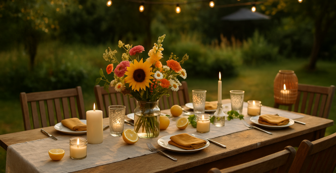 Diese Tischdeko für den Sommer macht deine Gartenparty zum Hit