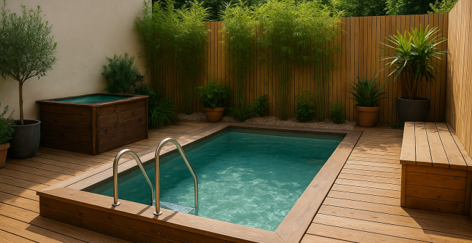 Mini Pool Wunder wie du platzsparende kleine Hinterhof Pools selber bauen kannst