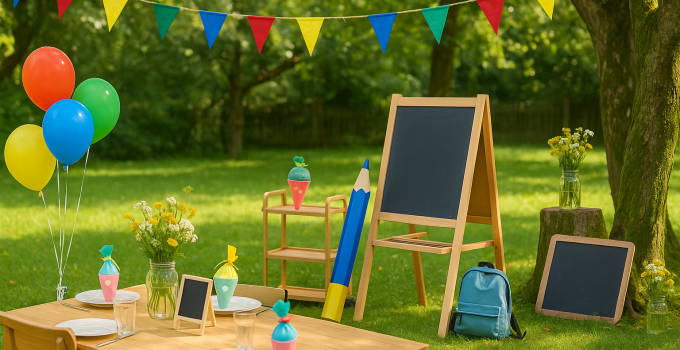 So wird die Einschulung im Garten richtig schön mit DIY Deko zum Verlieben