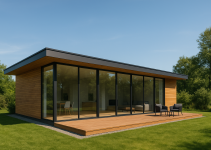 Dieses kleine Haus hat’s in sich modernes Haus mit Flachdach und riesigen Fenstern zum Verlieben 🏡☀️