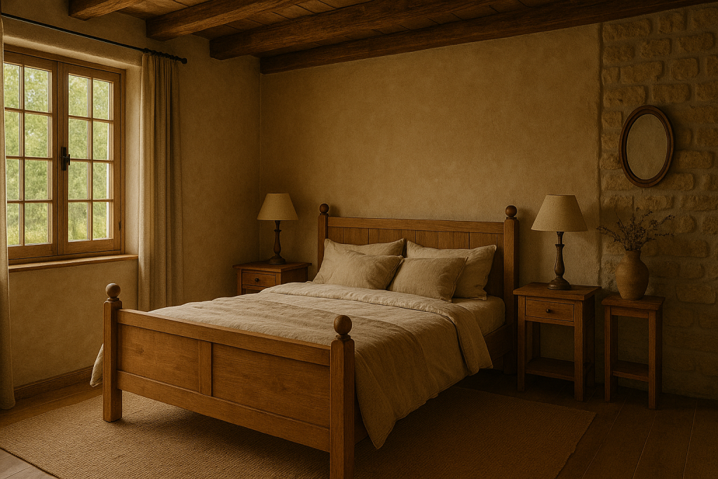 🛏️ Schlafzimmer voller Geborgenheit – träumen im Landhausstil