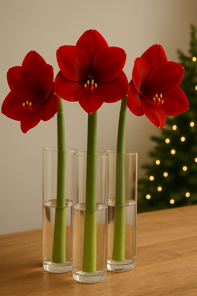 Amaryllis im Duo oder Trio – Mehr Wirkung durch Wiederholung