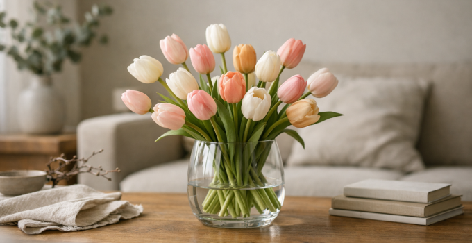 Die 3 besten Ideen Tulpen in Vase dekorieren die dein Zuhause sofort edler wirken lassen