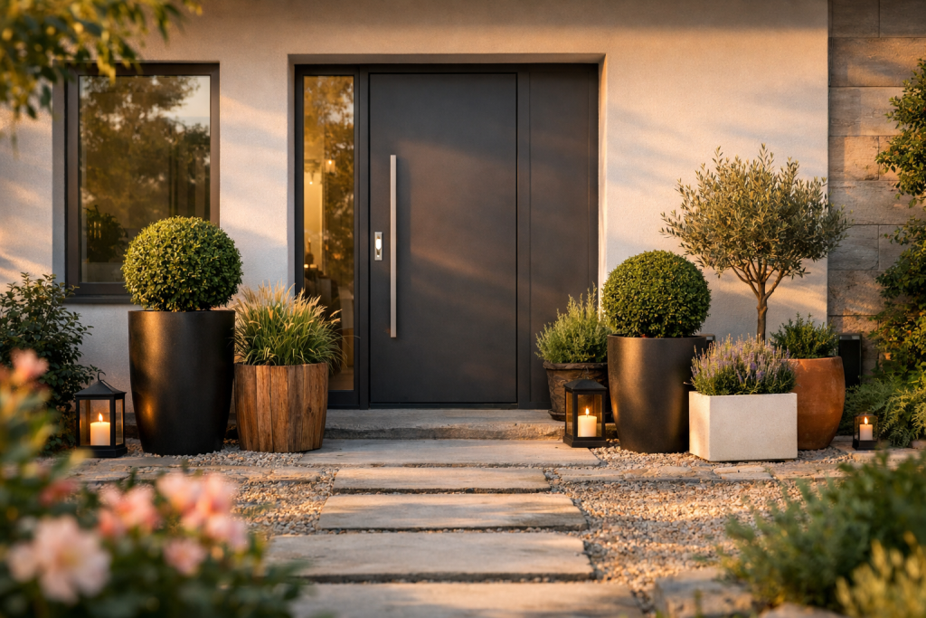 Die 3 besten Blumenkübel Haustür Ideen die deinen Eingangsbereich sofort luxuriös wirken lassen