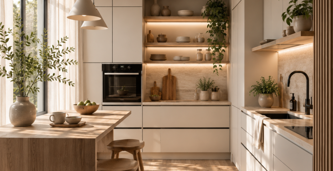 Die 3 schönsten kleine Küchen Ideen die jede Mini Küche größer und luxuriöser wirken lassen