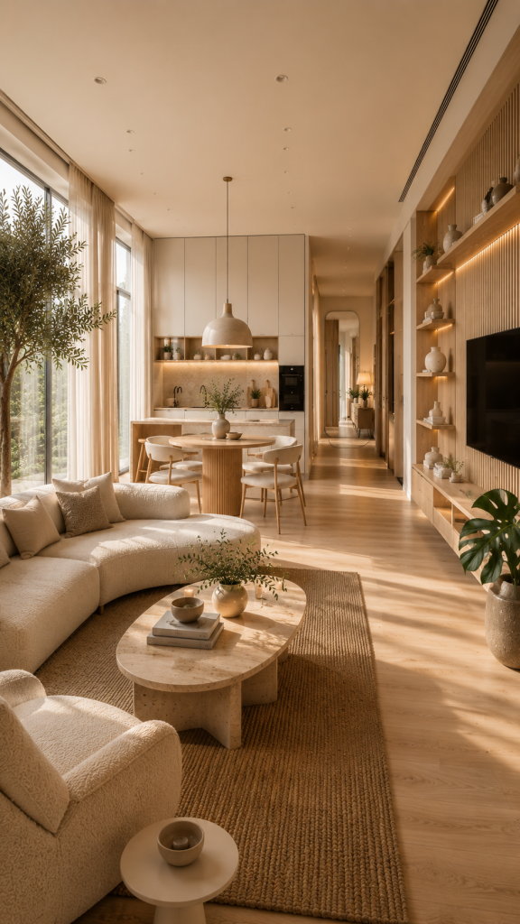🥈 Platz 2 Kleine Wohnung mit offenen Bereichen und smarter Raumaufteilung